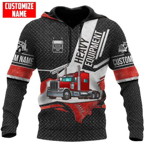  Customized name Trucker Heavy Equipment Unisex Shirts