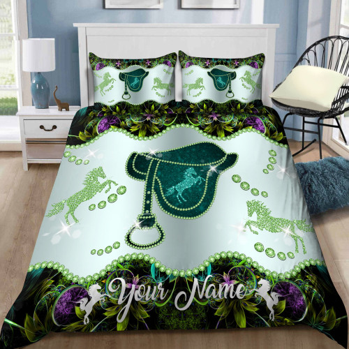  Customized Name Horse Bedding Set