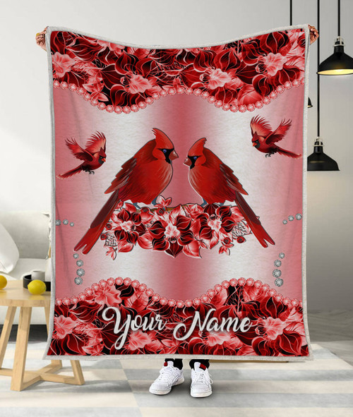  Personalized Cardinal Blanket