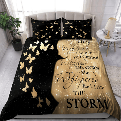  Butterfly They Whispered To Her D Printed Bedding Set NHBM