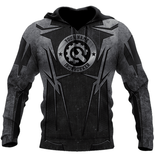 Ironworker metal d unisex hoodie custom name