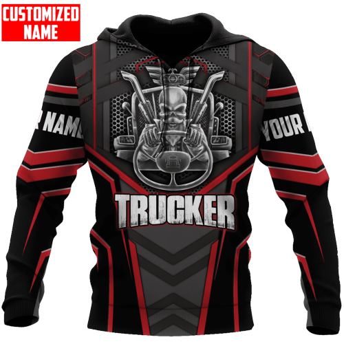  Personalized Trucker D All Over Print Shirt NHBM