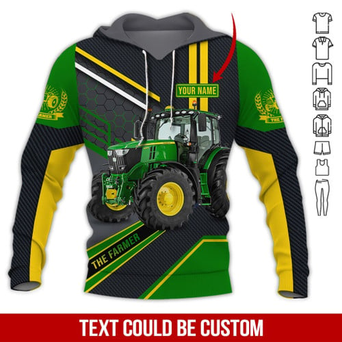  Customized name Tractor Farmer Shirts .CXT