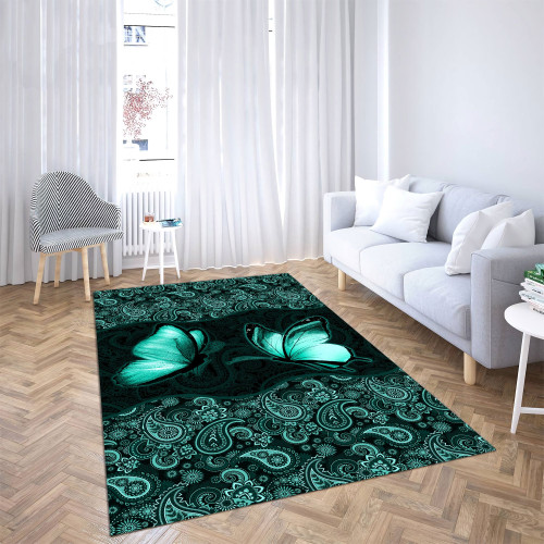  Customized Name Butterfly Rug