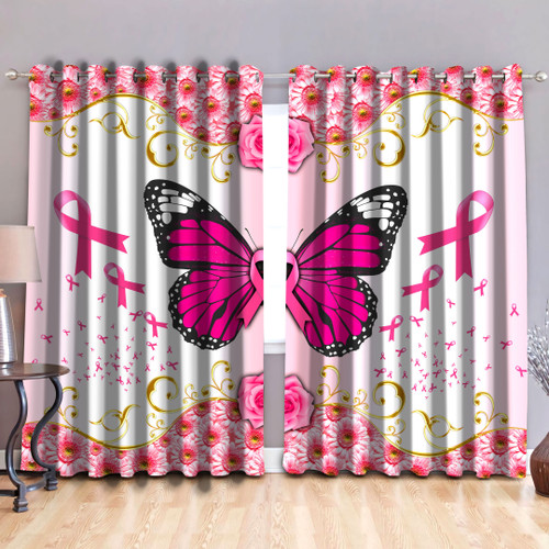  Breast Cancer Awearness Curtain