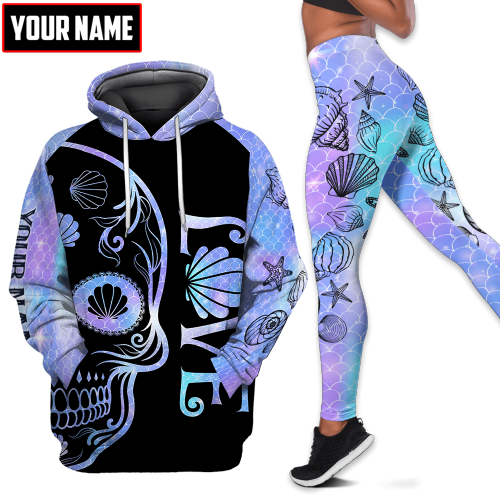  Personalized Name Mermaid Combo Hoodie and Legging