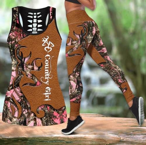  Personalized Hunting Girl Combo Legging Tanktop .S
