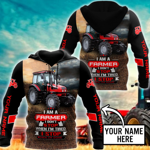  Tractor Red Unisex Shirts Personalized