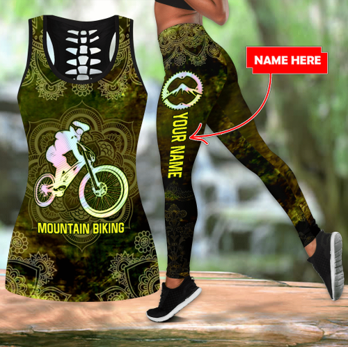  Personalized Mountain Biking Combo Legging Tanktop