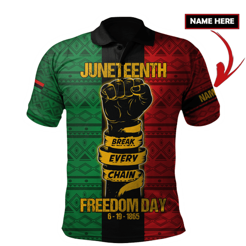 Juneteenth  Custom Name African American Juneteenth Shirts