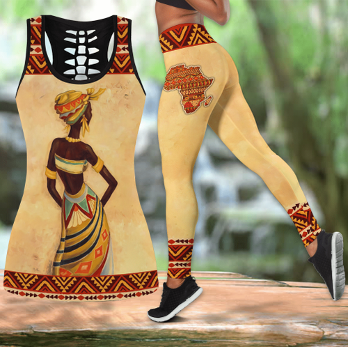 Juneteenth  African Women Combo Legging + Tank Top MH