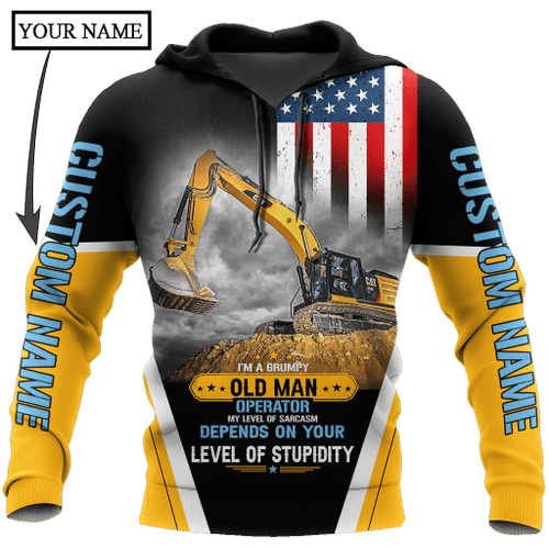  Excavator Heavy Equipment Unisex Shirts Personalized