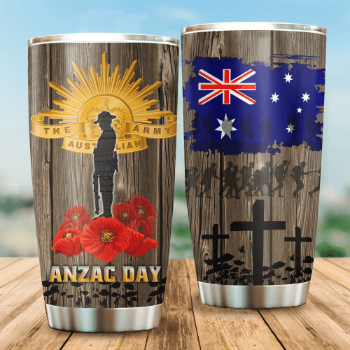  Anzac Day Australia Remember Tumbler