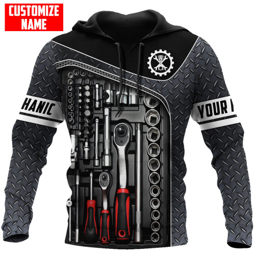  Personalized All Over Printed Mechanic Hoodie For Men and Women TN TNA