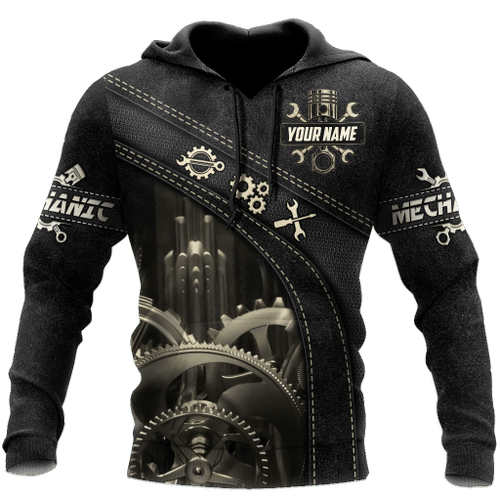  Personalized All Over Printed Mechanic Hoodie For Men and Women TN