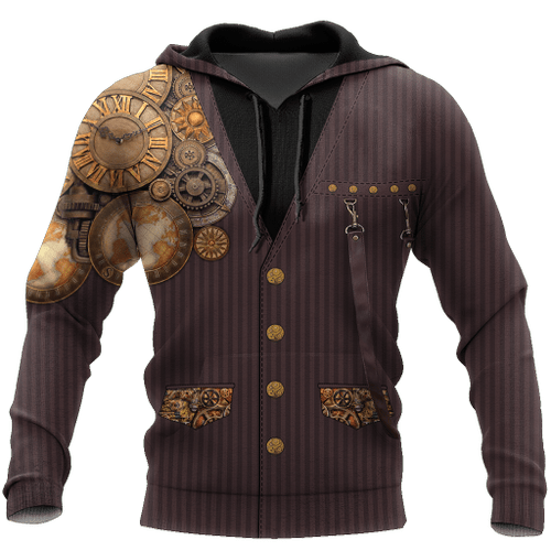  Steampunk Mechanic All Over Printed Hoodie For Men and Women TN