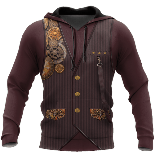  Steampunk Mechanic All Over Printed Hoodie For Men and Women TN