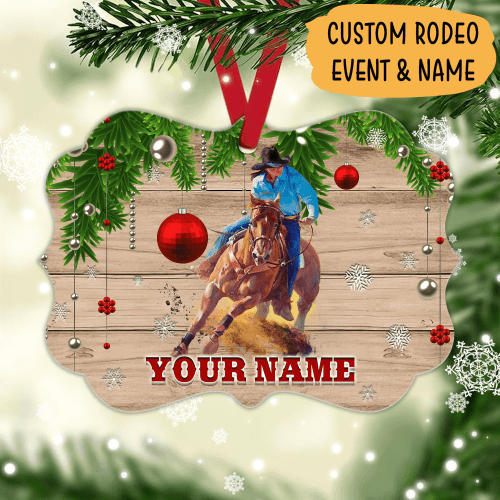  Beautiful Rodeo Personalized Ornament Christmas Gift Tree Hanging