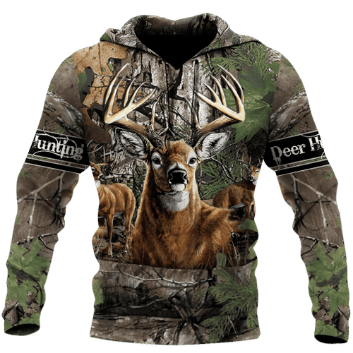  Personalized Name Deer Hunter D All Over Print Unisex Shirts
