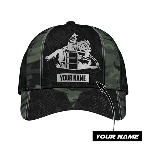  Personalized Name Rodeo Classic Cap Green Camo