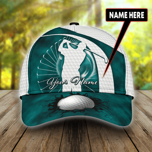  Personalized Golf Blue Color Golf Classic Cap