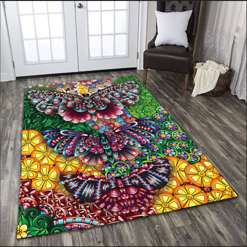  Butterfly Colorful Rug