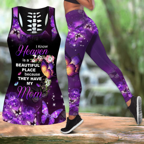  Butterfly All Over Printed Combo Tanktop + Legging NH