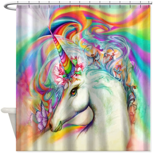  Unicorn Shower Curtain