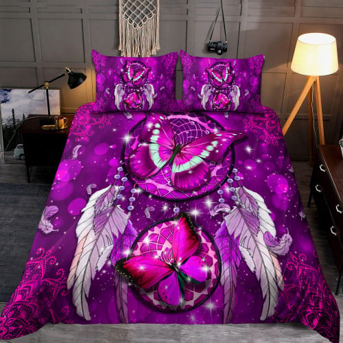  Sweet Butterfly Dreamcatcher All Over Printed Bedding Set