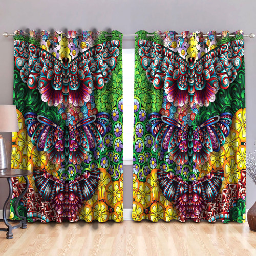  Butterfly Colorful Curtain