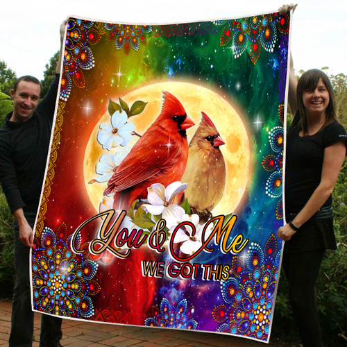  Cardinal Couple Blanket