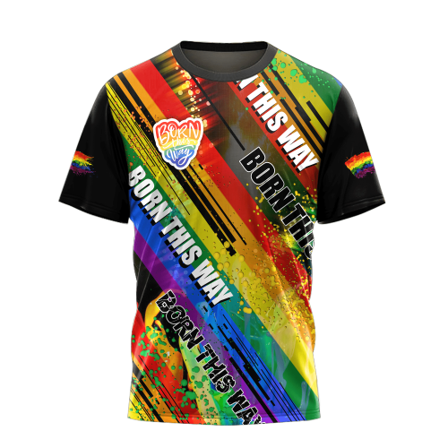  Born This Way LGBT All Over Printed Shirts NH