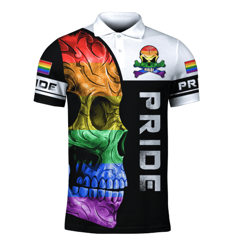  Skull LGBT Pride All Over Printed Shirts PD600