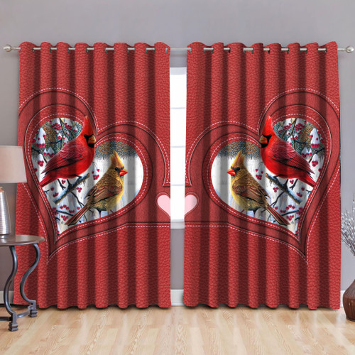  Red Cardinal Curtain SN