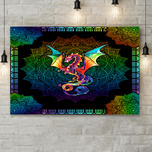  Dragon Canvas Poster Wall Art
