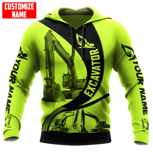 Custom name Excavator Heavy Equipment Unisex Shirts
