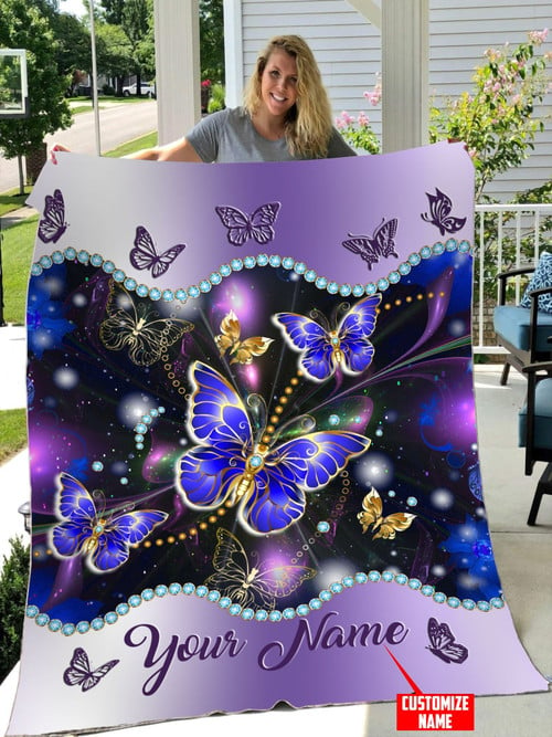  Personalized Butterfly Blanket