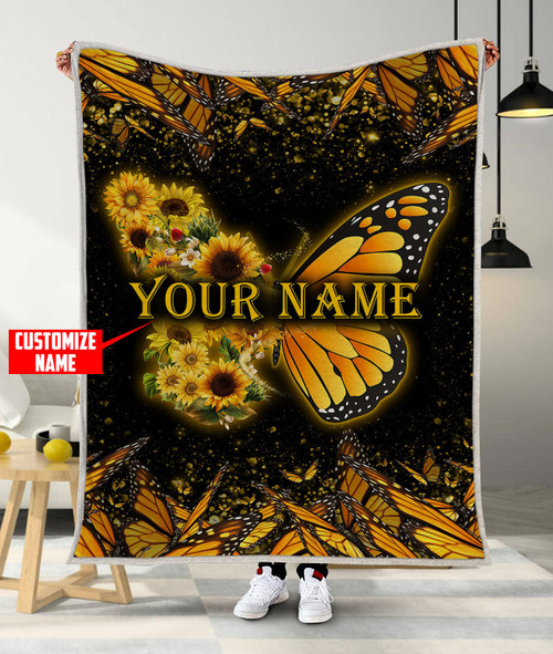  Personalized Butterfly Blanket