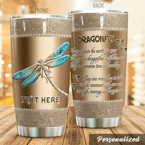  Personalized Dragonfly Tumbler