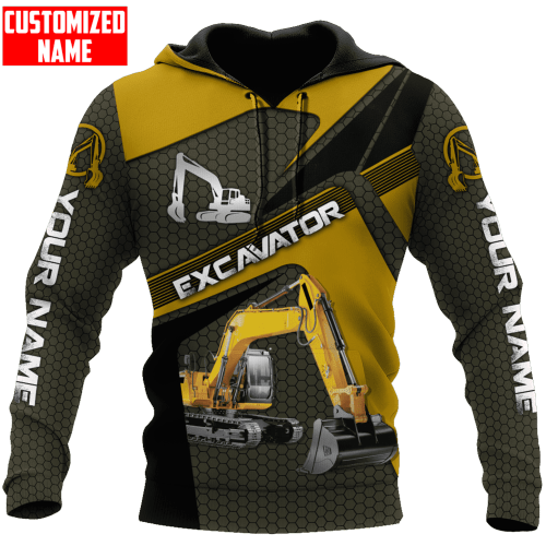  Personalized Excavator Unisex Shirt NHBM