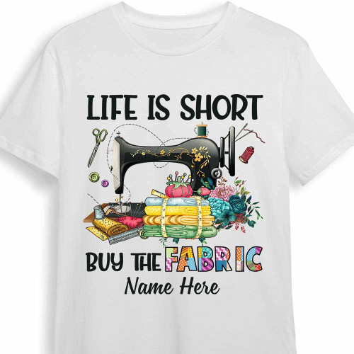 Personalized Sewing Quilting Life T Shirt JR124 81O34