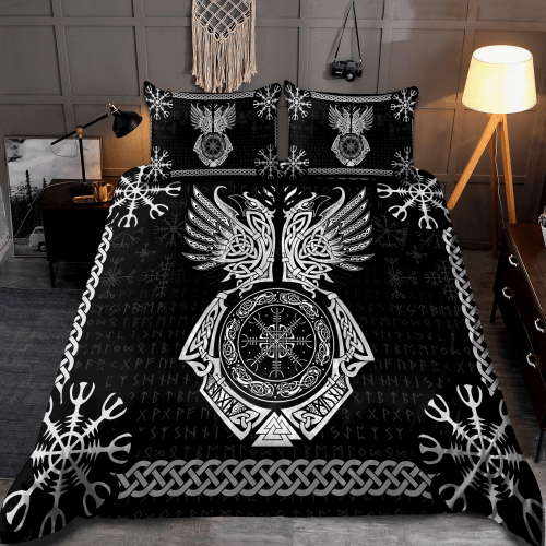 Beebuble Viking Raven Of Odin Vikings Norse Pattern D Bedding Set