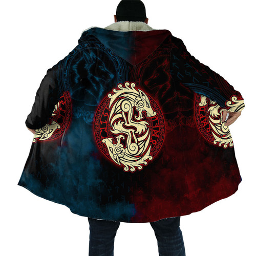 Yin Yang Fenrir Viking All Over Printed Cloak KL20072201