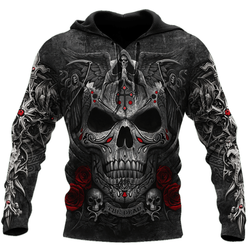 Beebuble Skull American The Dead 3D All Over Printed Shirts KL17092202