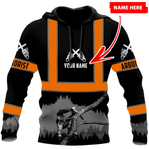 Beebuble Arborist D Unisex hoodie custom name