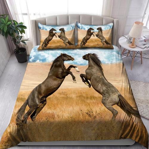 Beebuble Horse Riding Art 3D All Over Printed Bedding Set NTN13092202