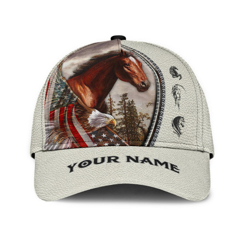 Beebuble Personalized Name Rodeo Classic Cap American Pride