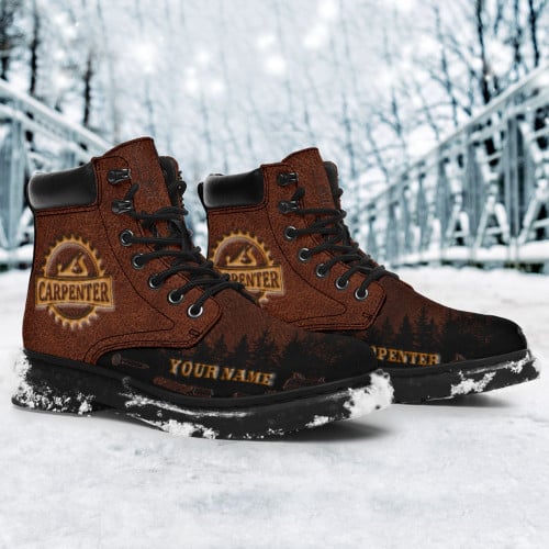 Beebuble Personalized Carpenter Brown All Season Boots