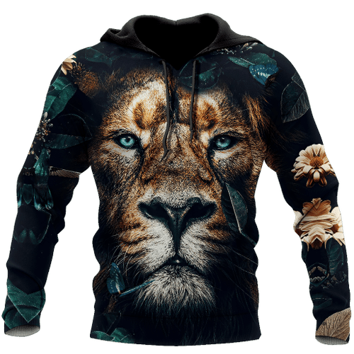 Beebuble Nature Lion Over Printed Hoodie