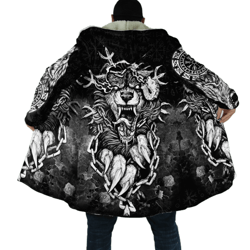 Beebuble Viking 3D All Over Printed Cloak KL20082201